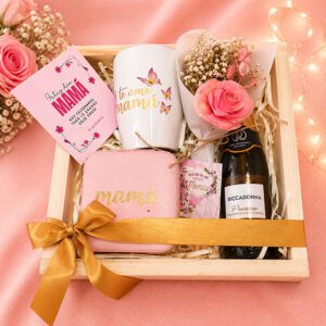 regalo para mamá con vino y taza personalizada delivery Lima