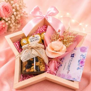 Box regalo Día de la Madre con Ferrero y flores – delivery Lima
