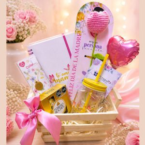 Caja regalo para mamá con collar, chocolates y taza – Día de la Madre Lima