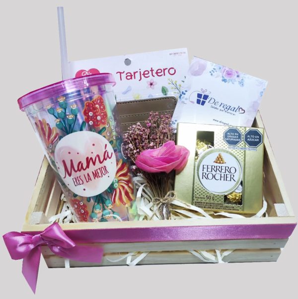 cesta para regalar mama