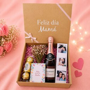 regalo para mamá con vino y chocolates delivery en Lima
